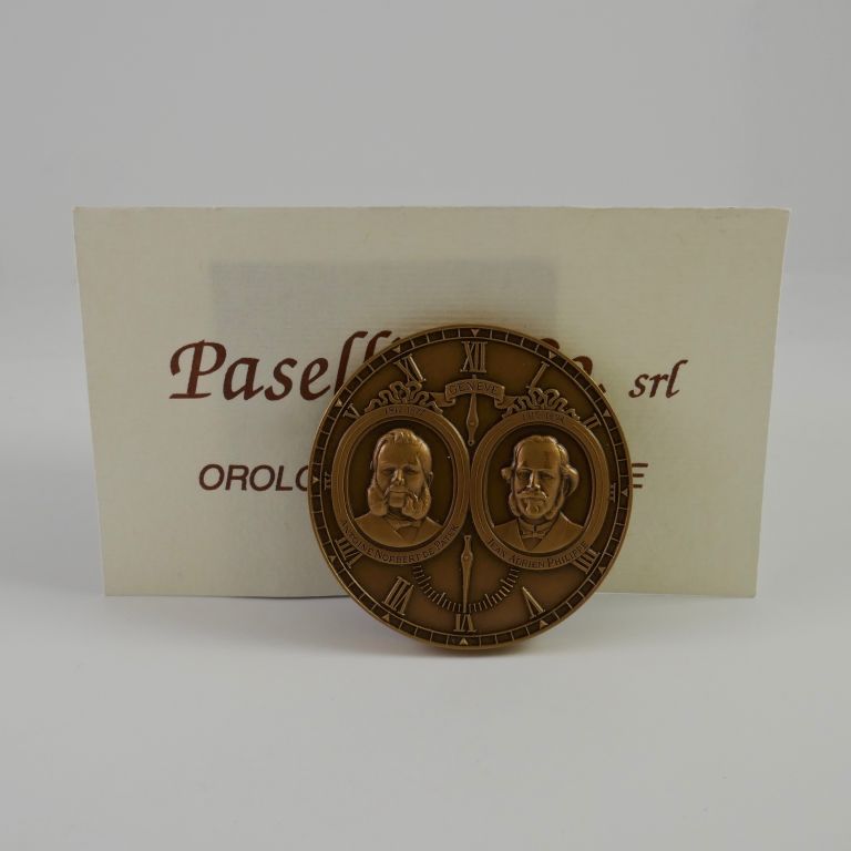 Original collectible medal Patek Philippe 1839-1989 in bronzed metal