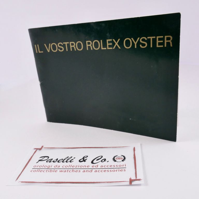 Libretto Rolex Oyster del 2006