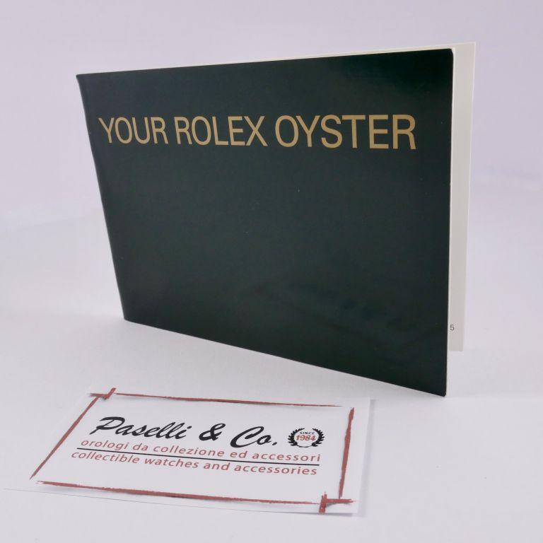 Libretto Rolex Oyster del 2005