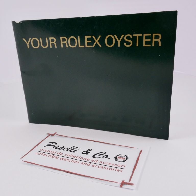 Libretto Rolex Oyster del 2006