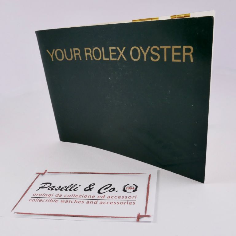 Rolex Oyster Booklet Year 2002