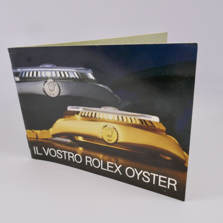 Libretto Rolex Oyster del 1986 RARO