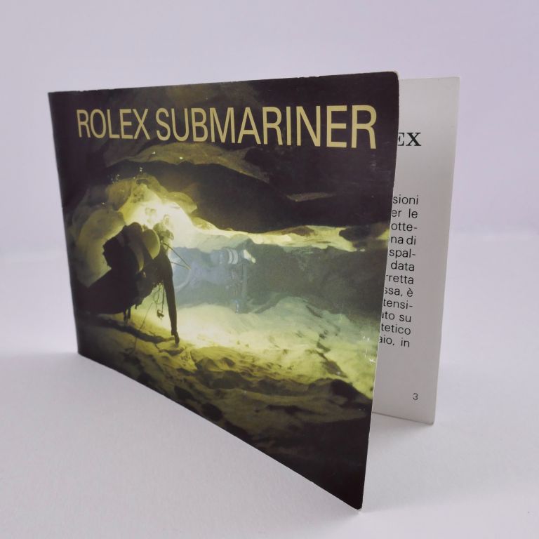 Rolex Submariner Booklet Year 2006