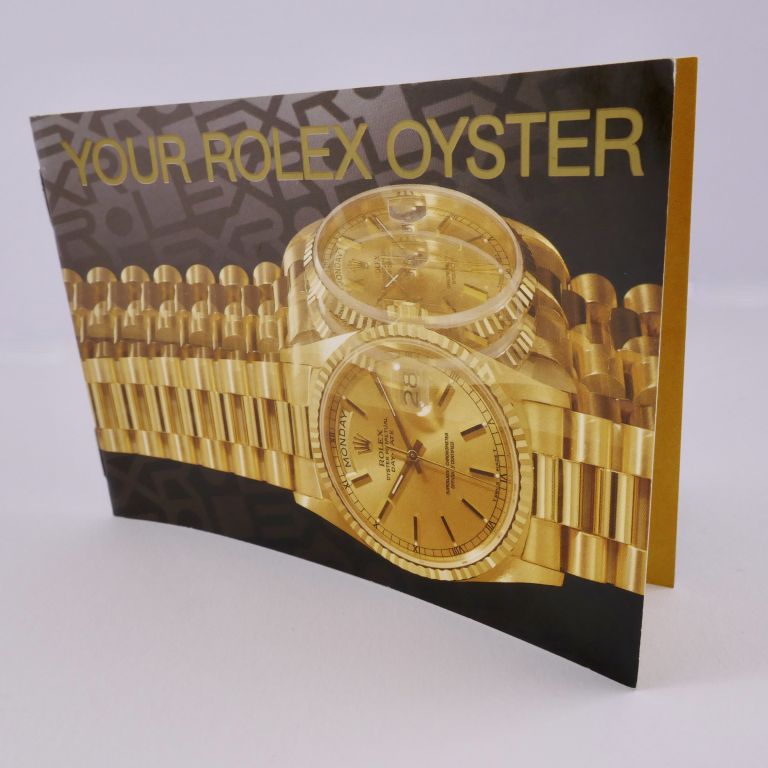 Rolex Oyster Booklet Year 1994