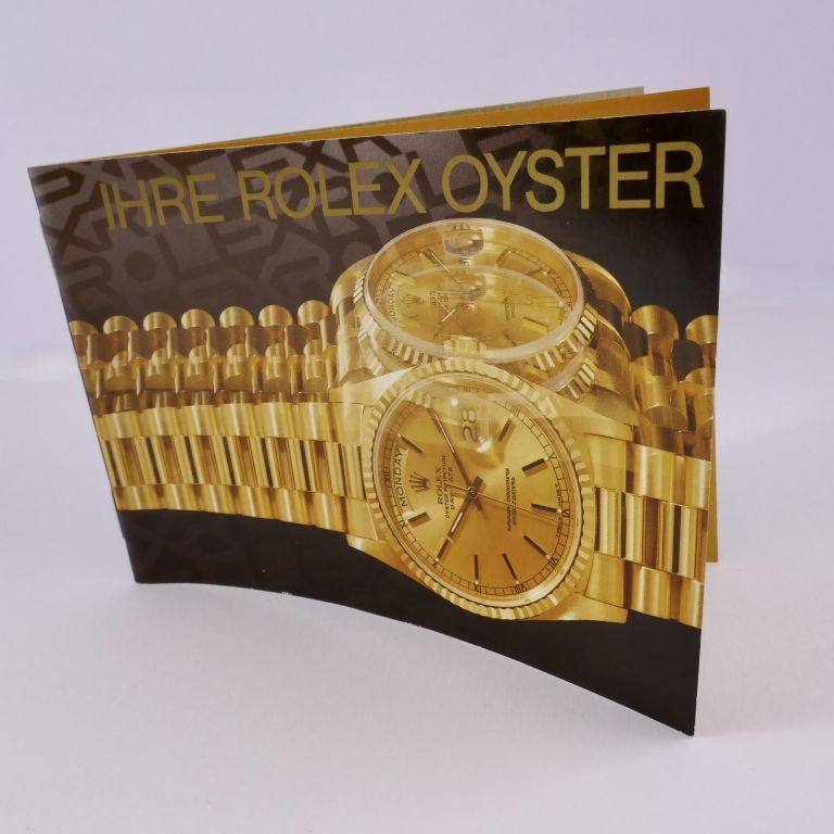 Libretto Rolex Oyster del 1994