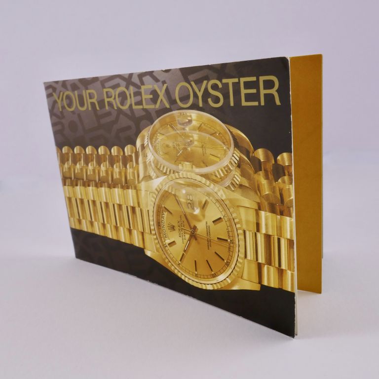 Rolex Oyster Booklet Year 2000