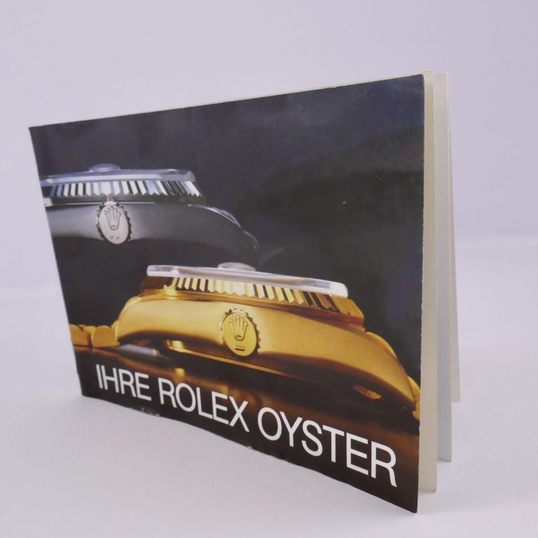 Rolex Oyster Booklet Year 1986