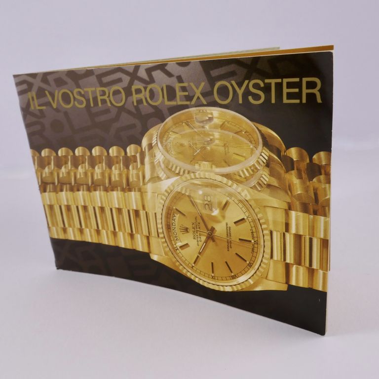 Libretto Rolex Oyster del 1993