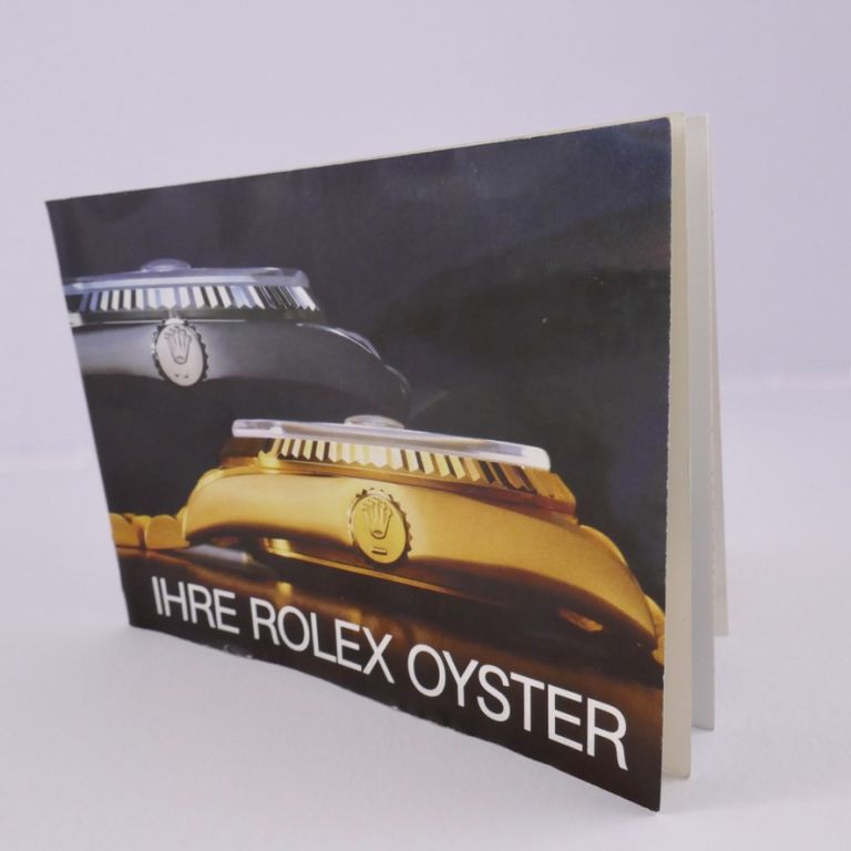 Rolex Oyster Booklet Year 1986 RARE