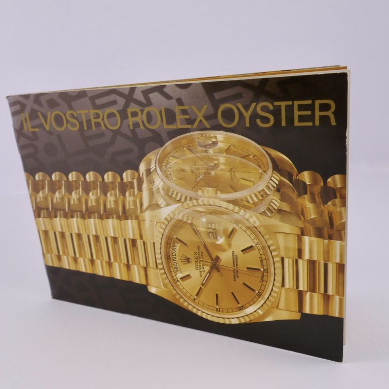 Rolex Oyster Booklet Year 1990